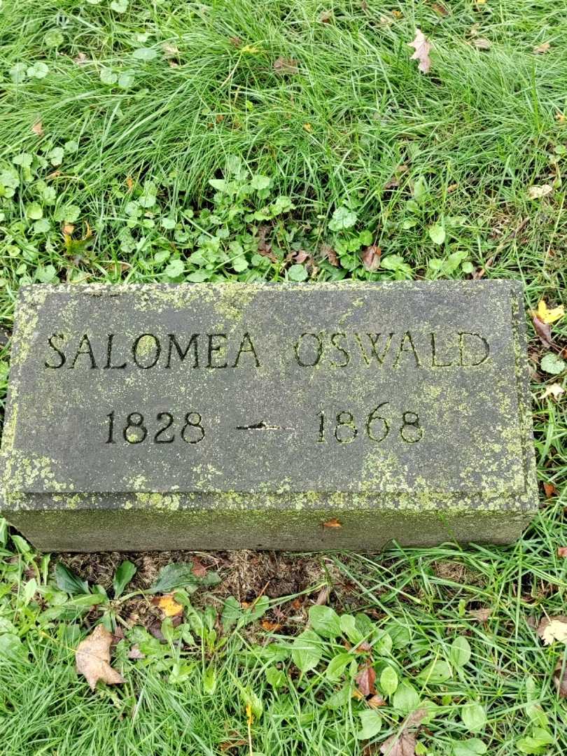 Salomea Oswald's grave. Photo 3
