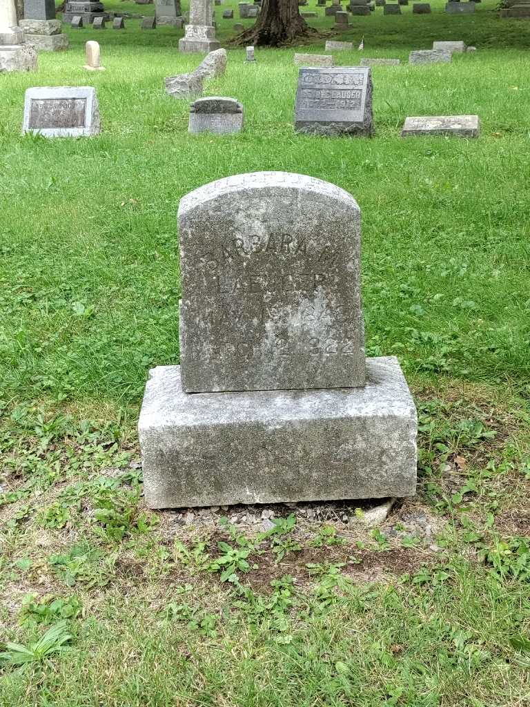 Barbara M. Laeuger Rees's grave. Photo 2