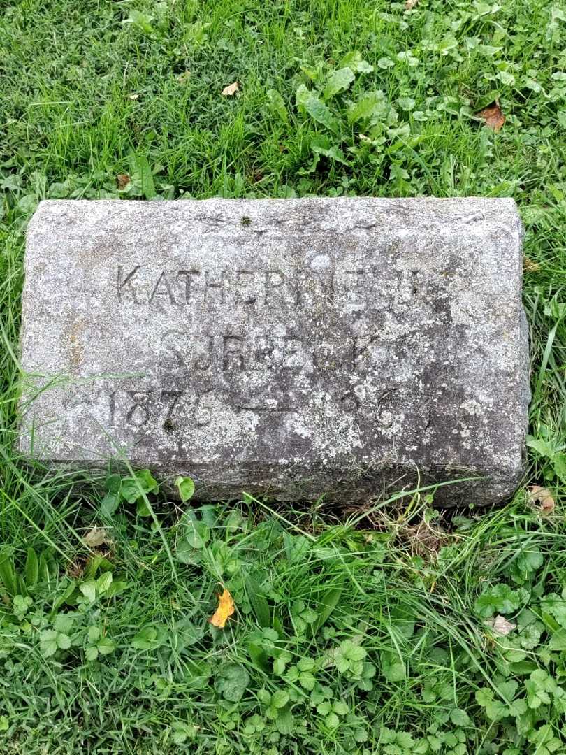 Katherine N. Surbeck's grave. Photo 3