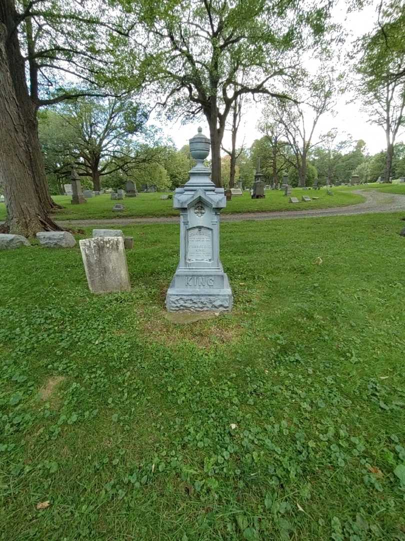 John C. King's grave. Photo 1