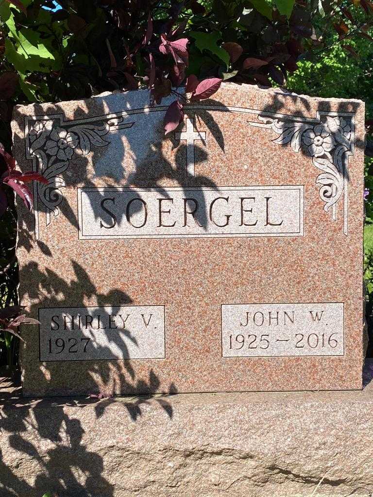 John W. Soergel's grave. Photo 3