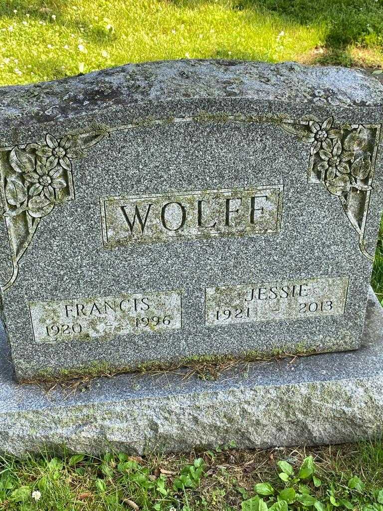 Francis Wolff's grave. Photo 3