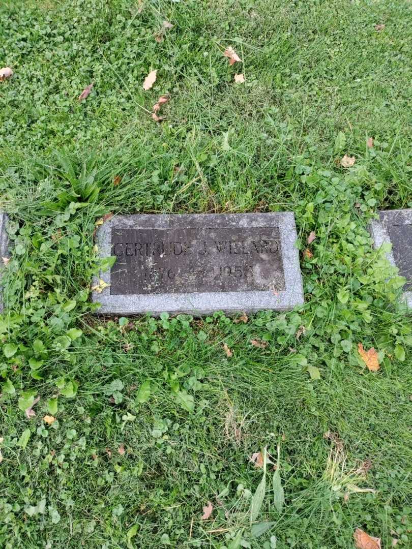 Gertrude Joslin Willard's grave. Photo 2