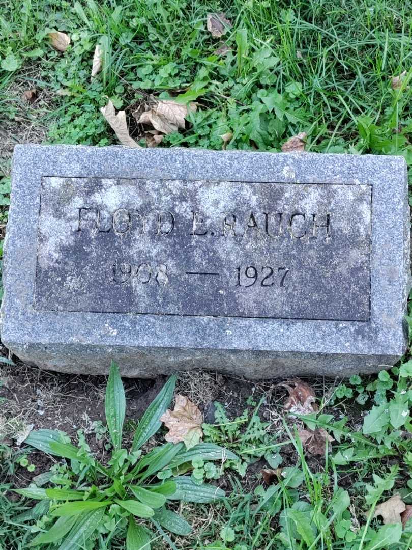 Floyd L. Rauch's grave. Photo 3