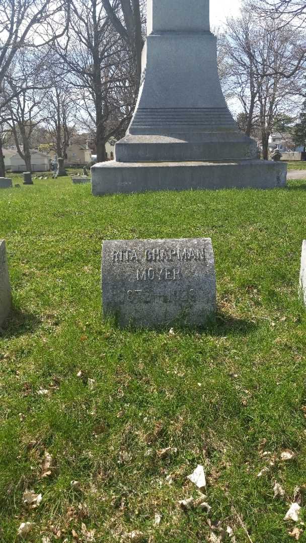 Rita B. Chapman Moyer's grave. Photo 2