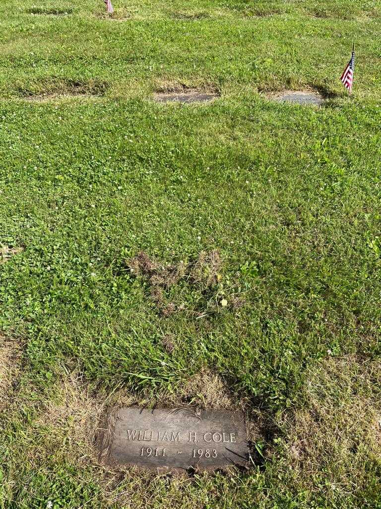 William H. Cole's grave. Photo 2