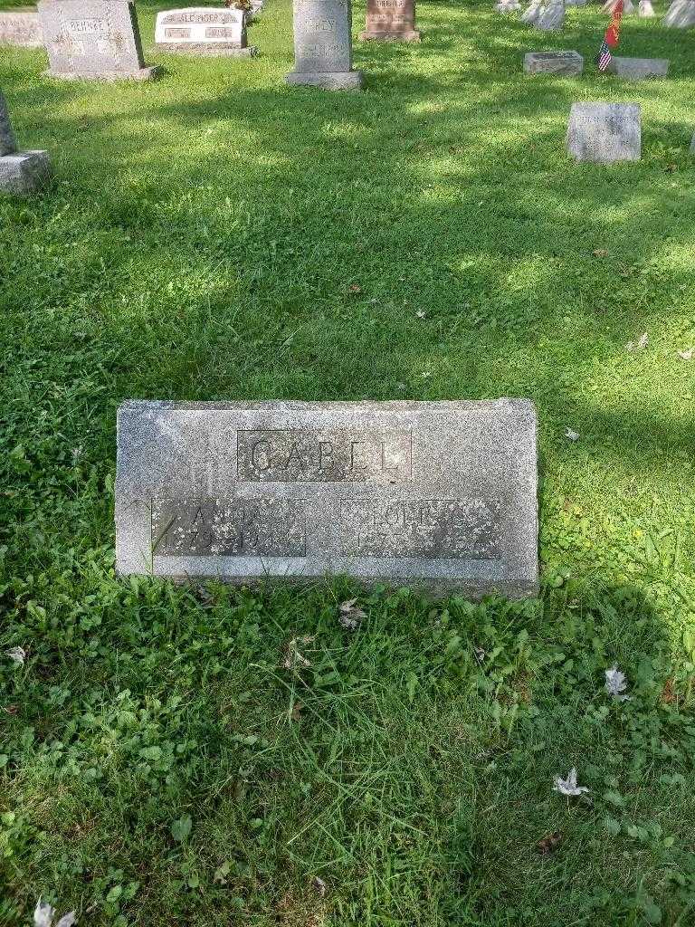 Anna Gabel's grave. Photo 1