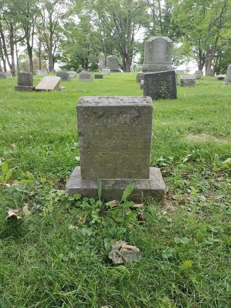Barbara Anna Maser's grave. Photo 2