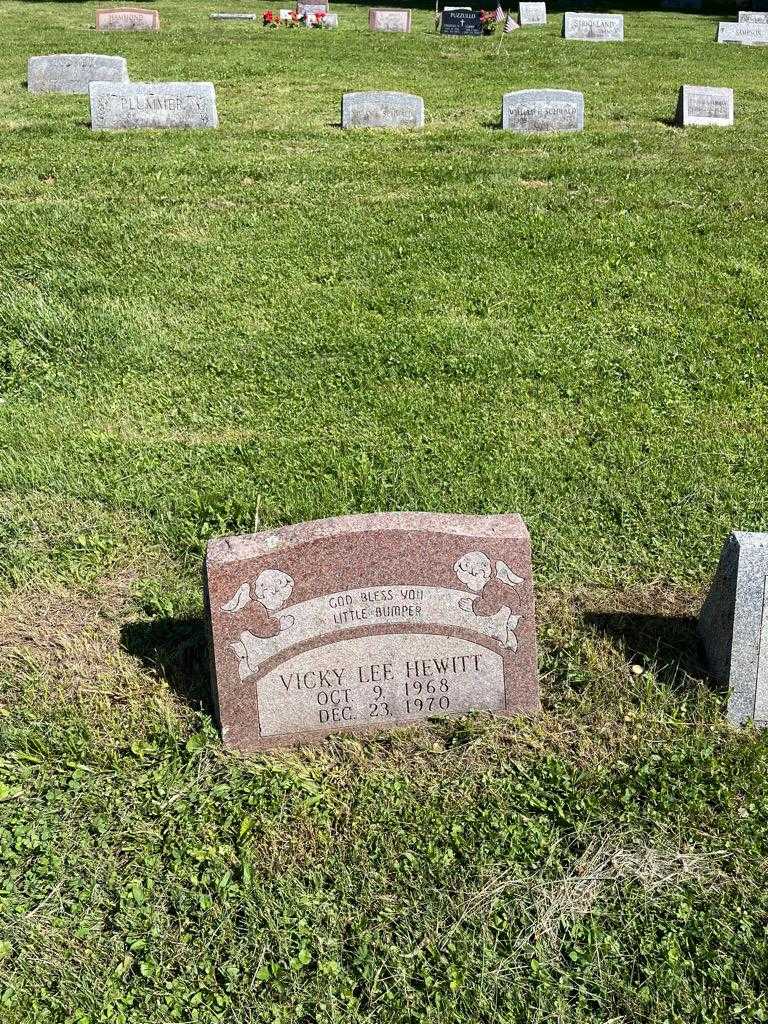 Vicky Lee Hewitt's grave. Photo 3