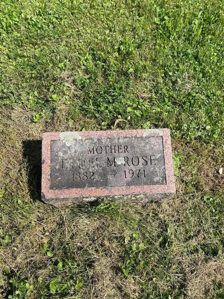 Ethel M. Rose's grave. Photo 3