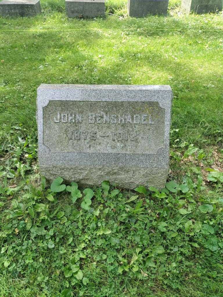 John Benshadel's grave. Photo 2
