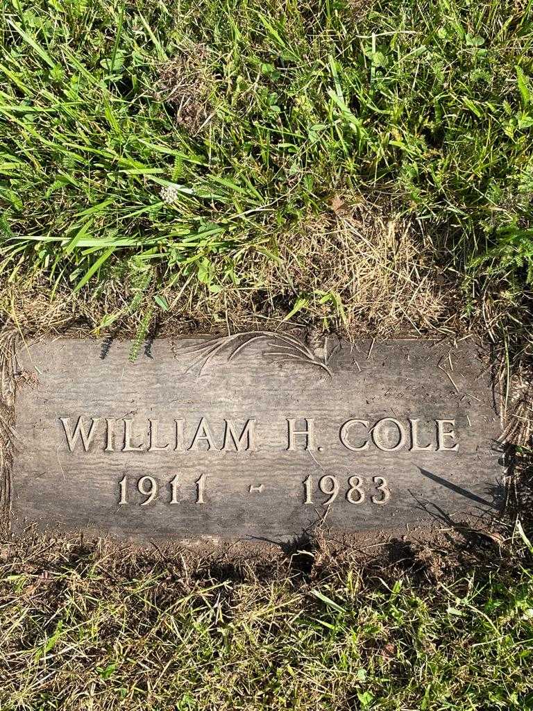 William H. Cole's grave. Photo 3
