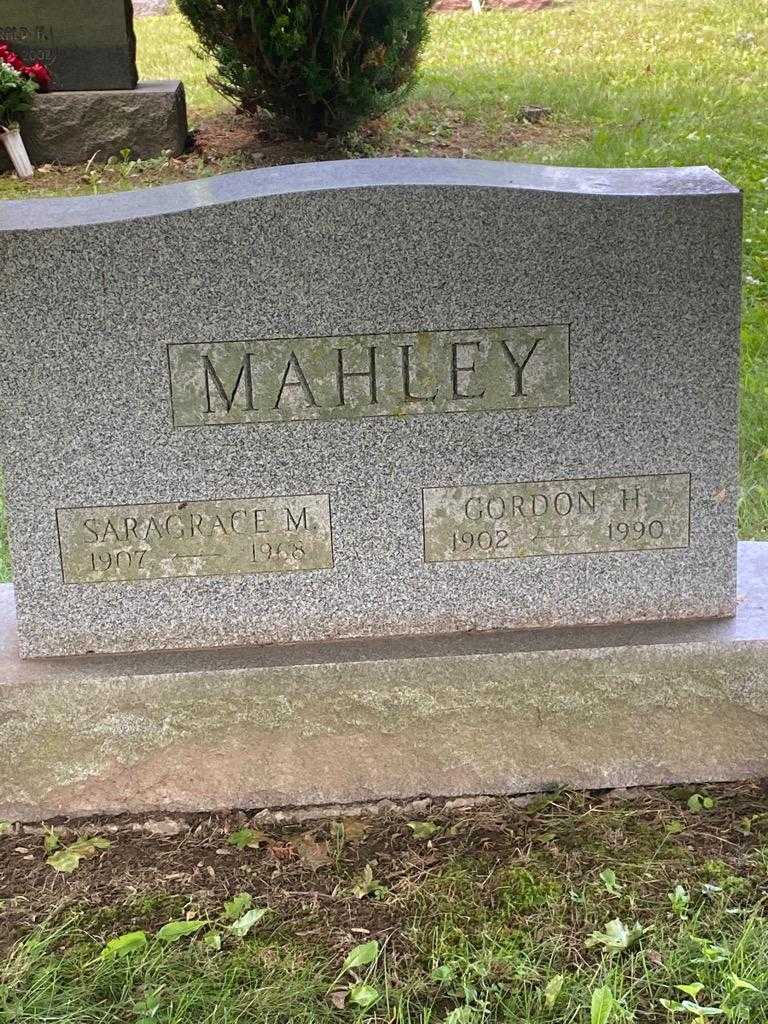 Saragrace M. Mahley's grave. Photo 3