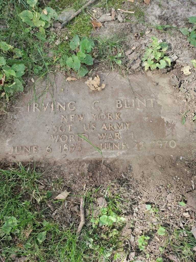 Irving C. Blint's grave. Photo 2