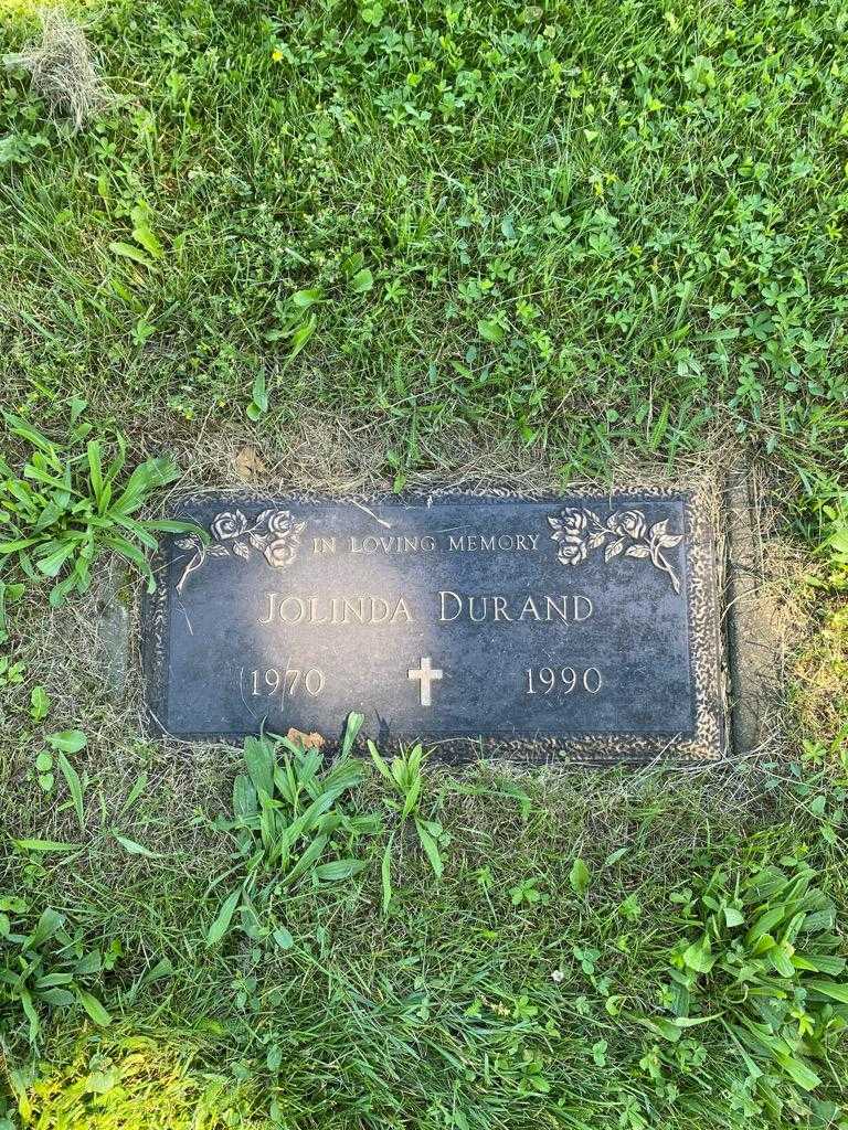 Jolinda Durand's grave. Photo 3