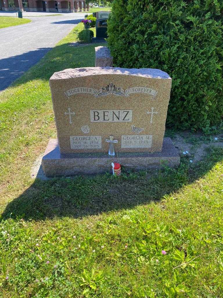 George A. Benz's grave. Photo 2