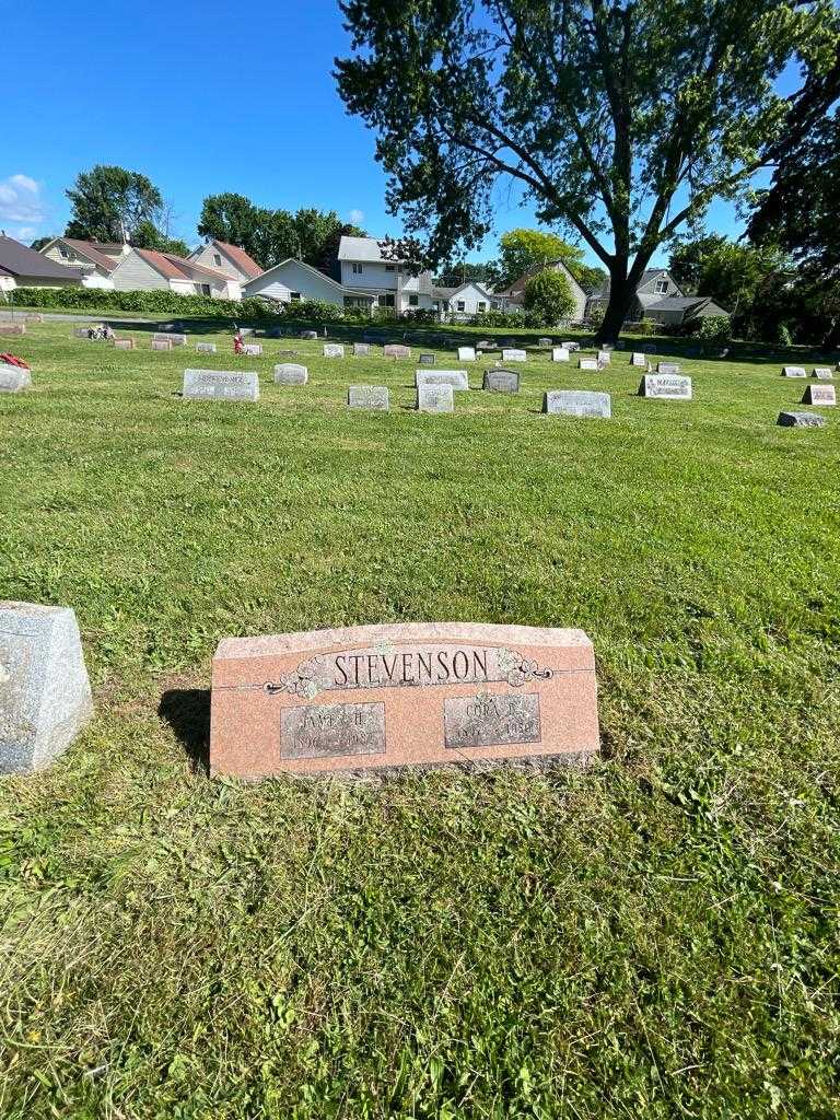 James H. Stevenson's grave. Photo 1