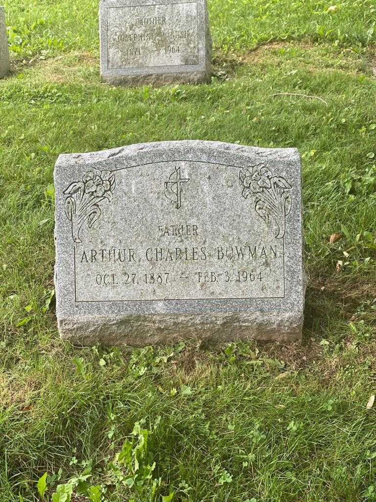 Arthur Charles Bowman's grave. Photo 3