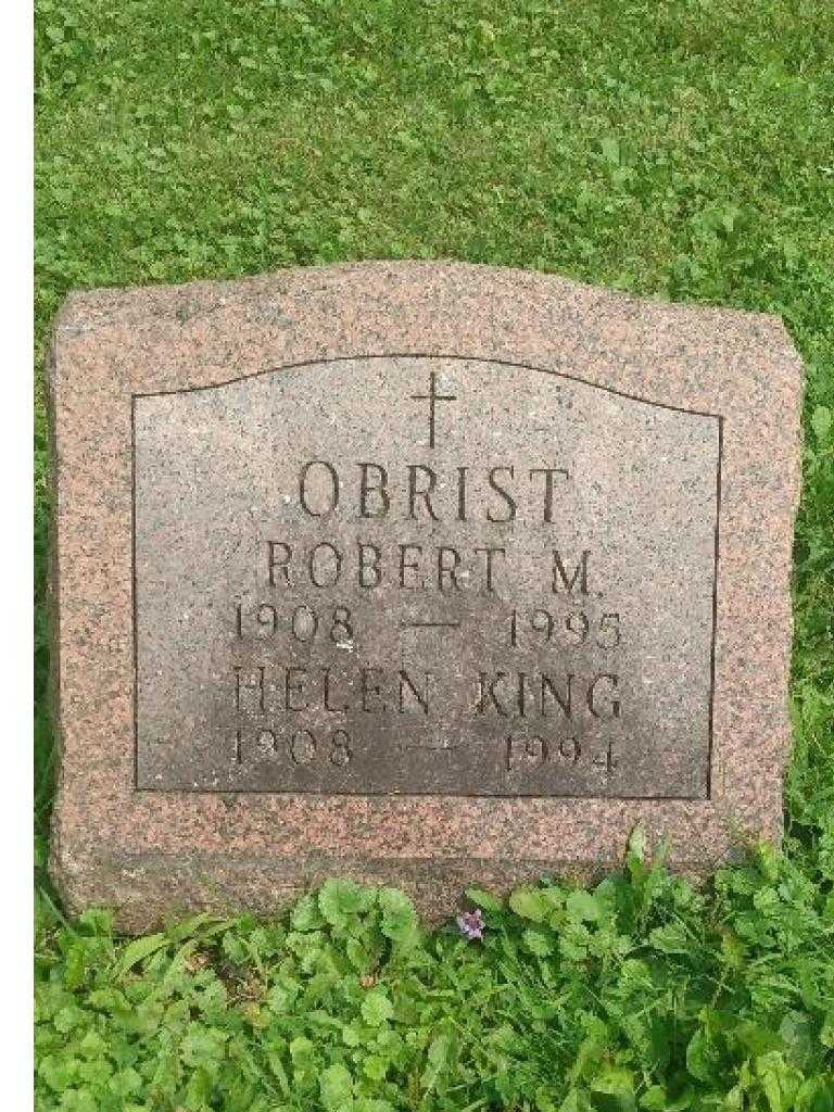 Robert M. Obrist's grave. Photo 3