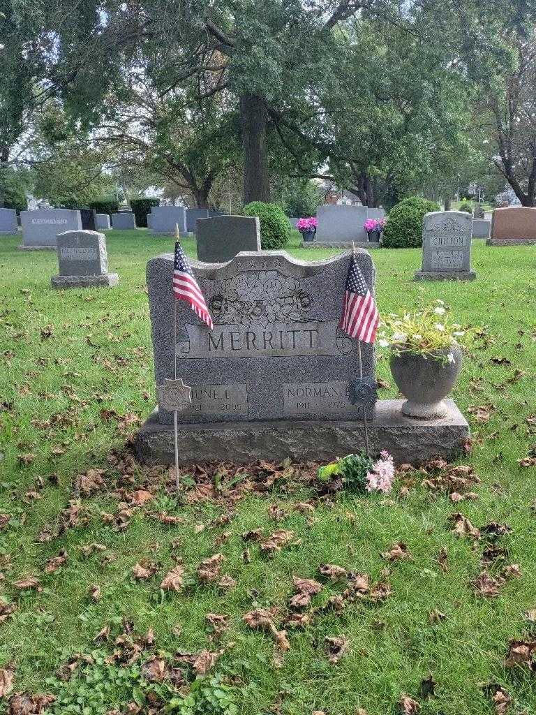 Norman E. Merritt's grave. Photo 2