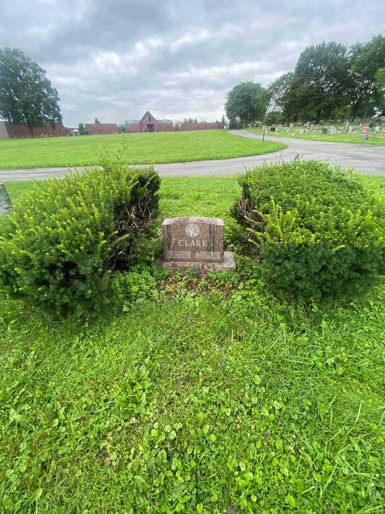 Lucretia S. Clark's grave. Photo 1