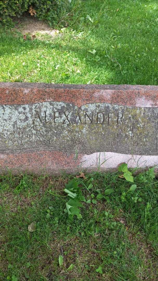 Henry Alexander's grave. Photo 1