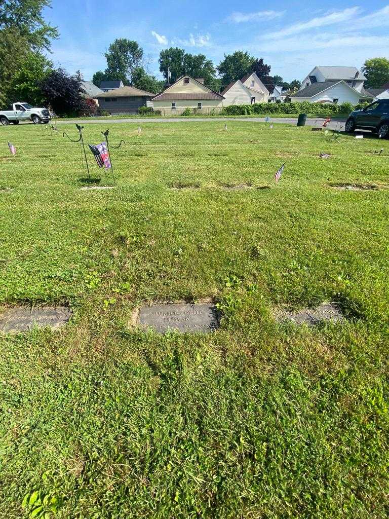 Elizabeth O'Dell Freeman's grave. Photo 1