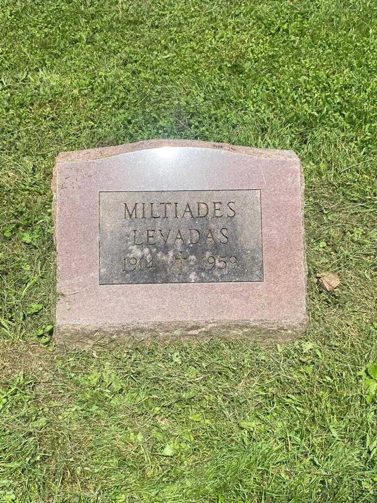 Miltiades Levadas's grave. Photo 3