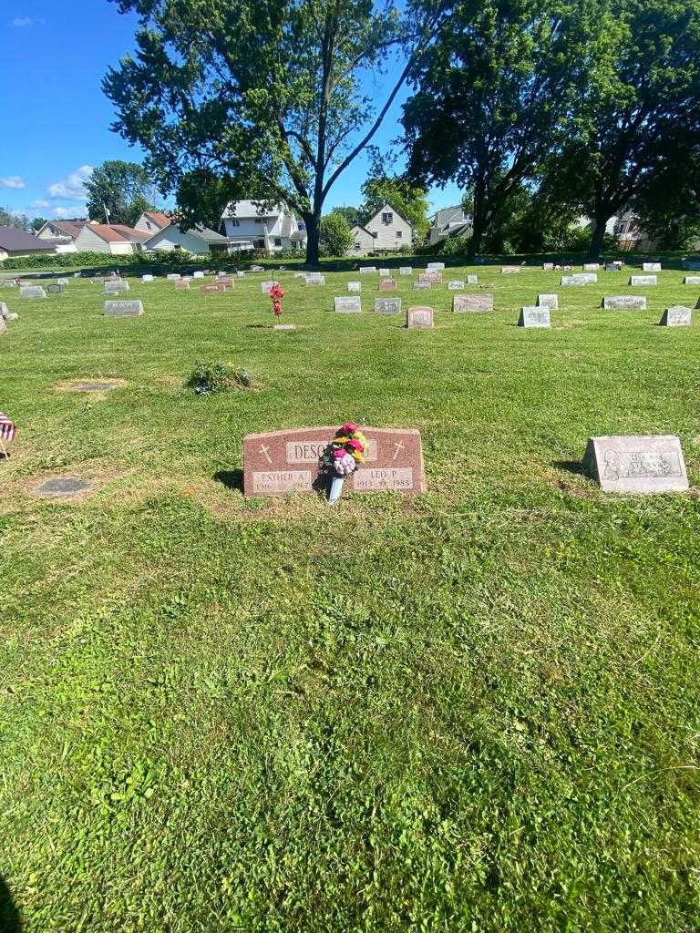 Esther A. Desormeau's grave. Photo 1