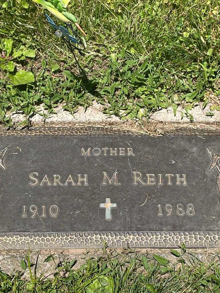 Sarah M. Reith's grave. Photo 2