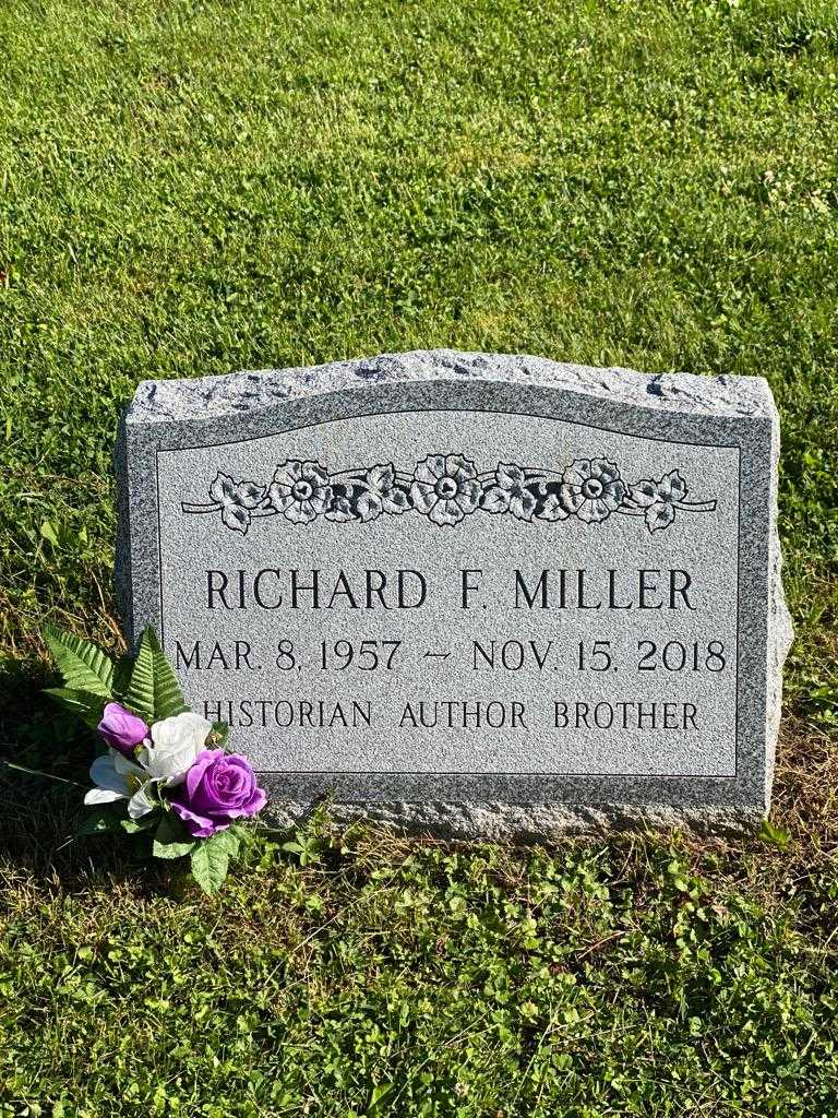 Richard F. Miller's grave. Photo 3