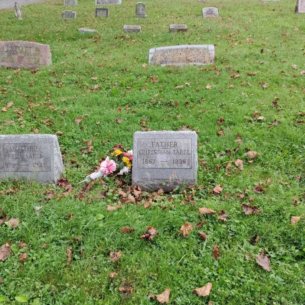 Christian K. Tafel's grave. Photo 1