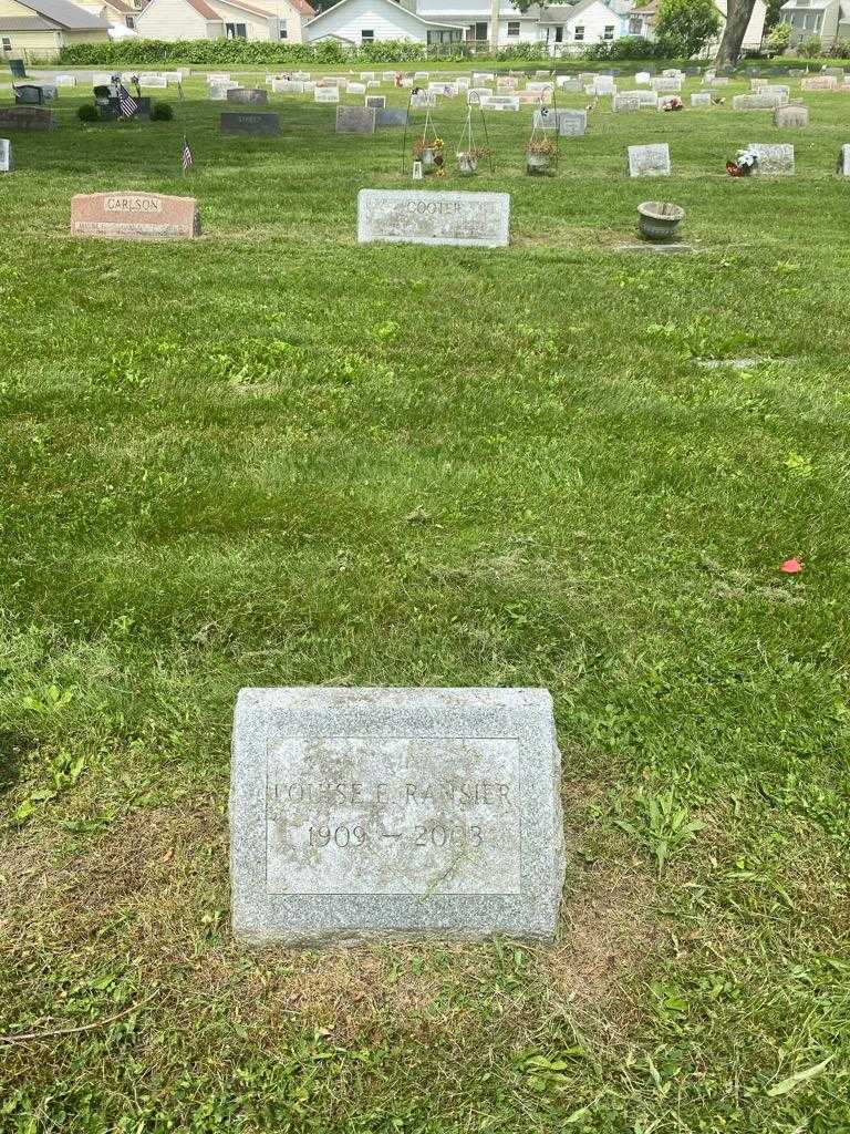 Louise E. Ransier's grave. Photo 2