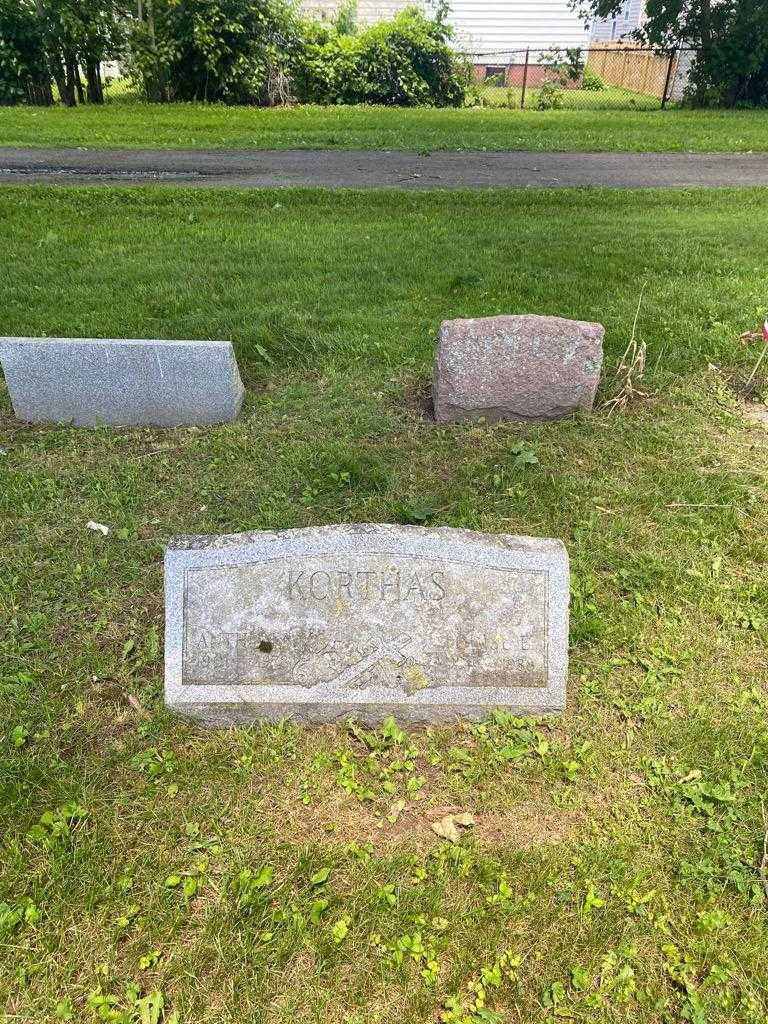 Anthony Korthas's grave. Photo 2