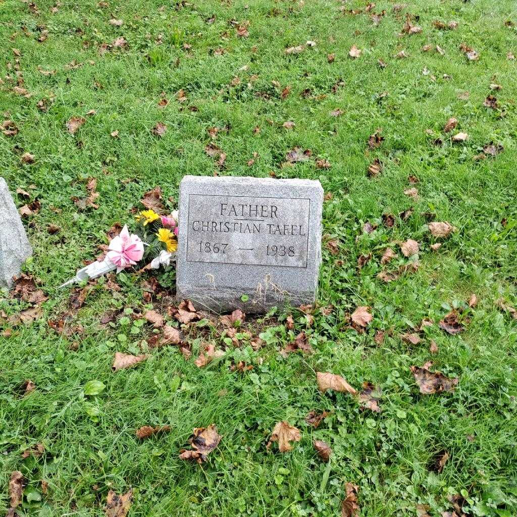 Christian K. Tafel's grave. Photo 2