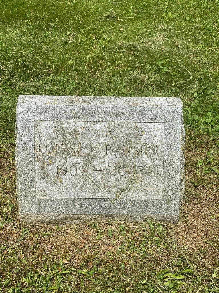 Louise E. Ransier's grave. Photo 3