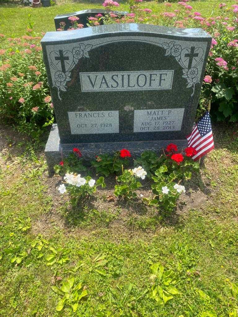 Frances C. Vasiloff's grave. Photo 2
