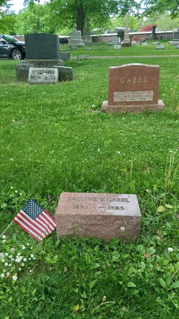 Pauline Y. Gabel's grave. Photo 2