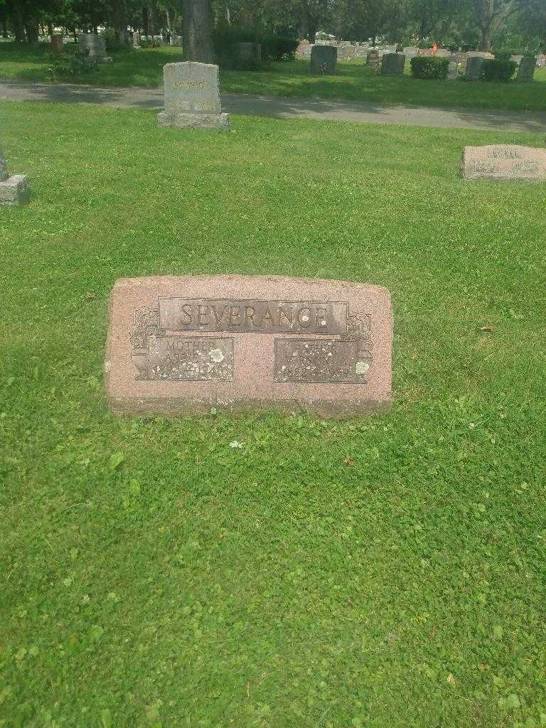 Abbie E. Severance's grave. Photo 1