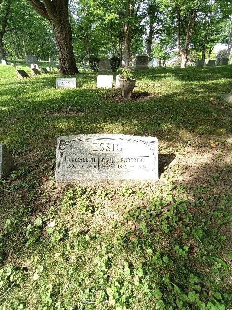 Elizabeth Essig's grave. Photo 1