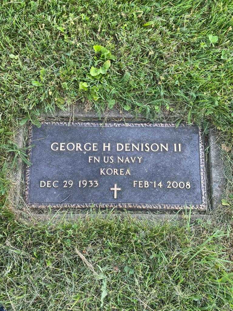 George H. Denison Second's grave. Photo 3