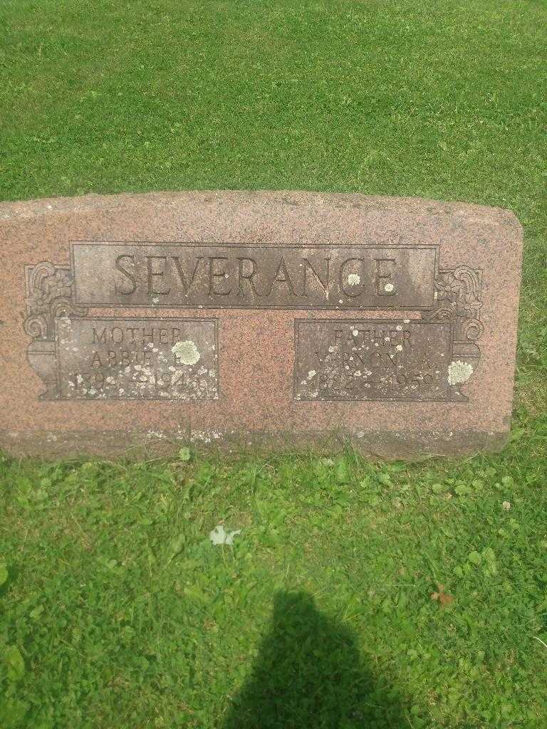 Abbie E. Severance's grave. Photo 2