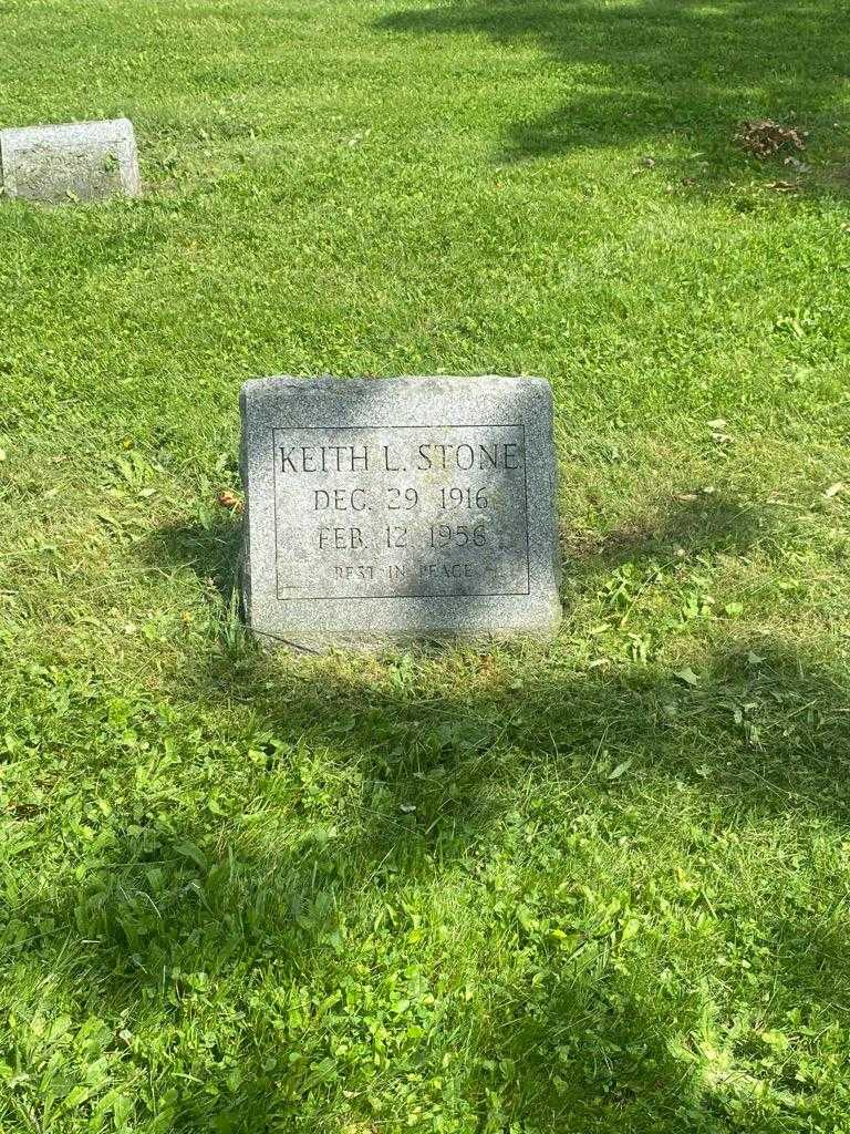 Keith L. Stone's grave. Photo 3