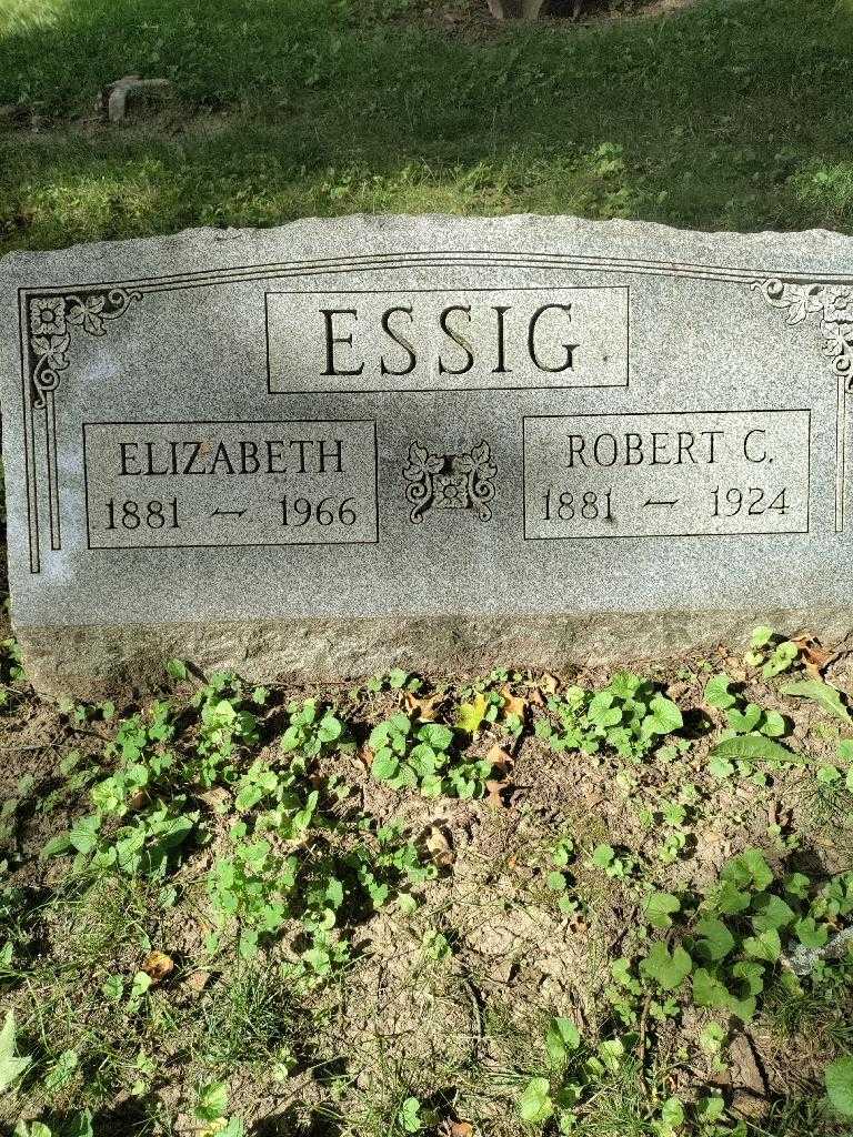 Elizabeth Essig's grave. Photo 2