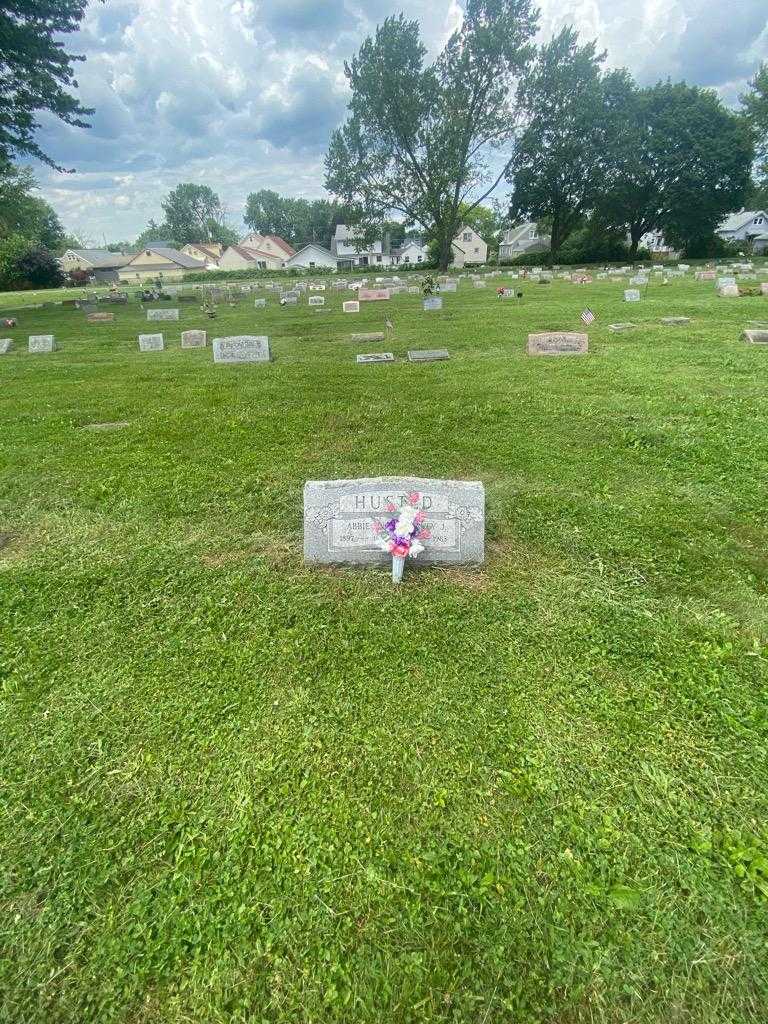 Harvey J. Husted's grave. Photo 1
