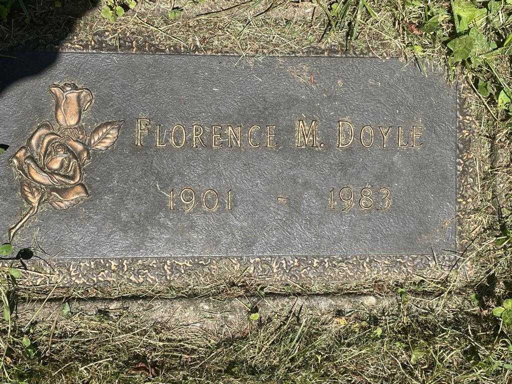 Florence M. Doyle's grave. Photo 3