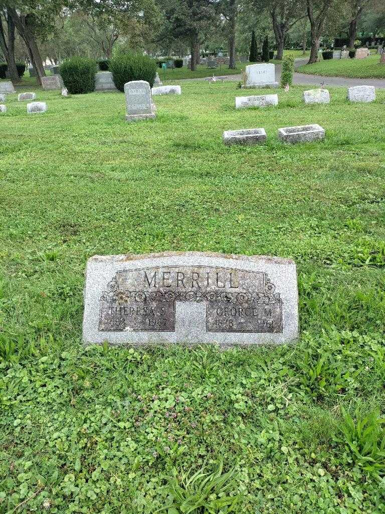 George M. Merrill's grave. Photo 1