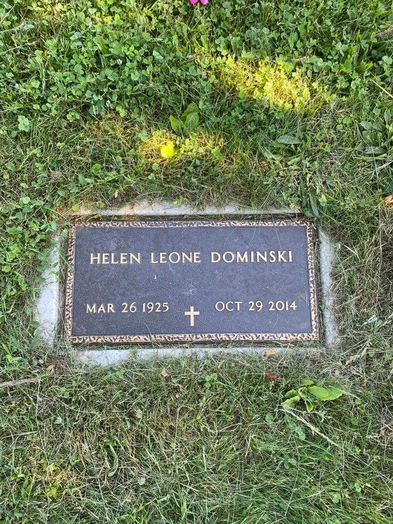 Helen Leone Dominski's grave. Photo 3
