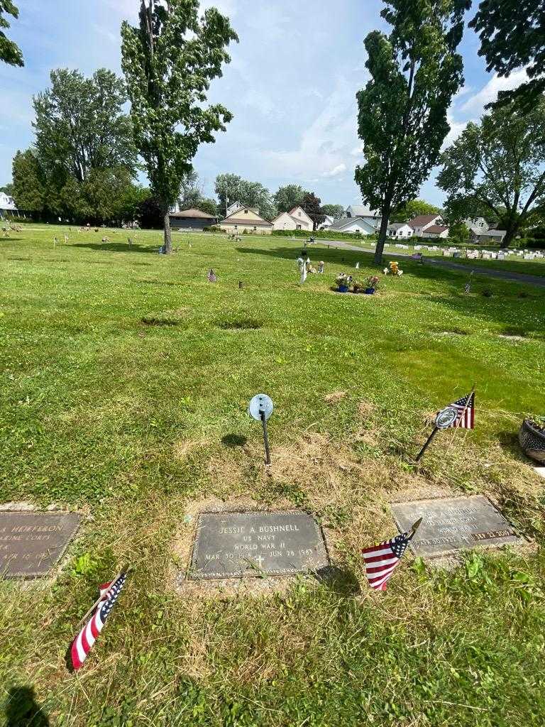 Jessie A. Bushnell's grave. Photo 1