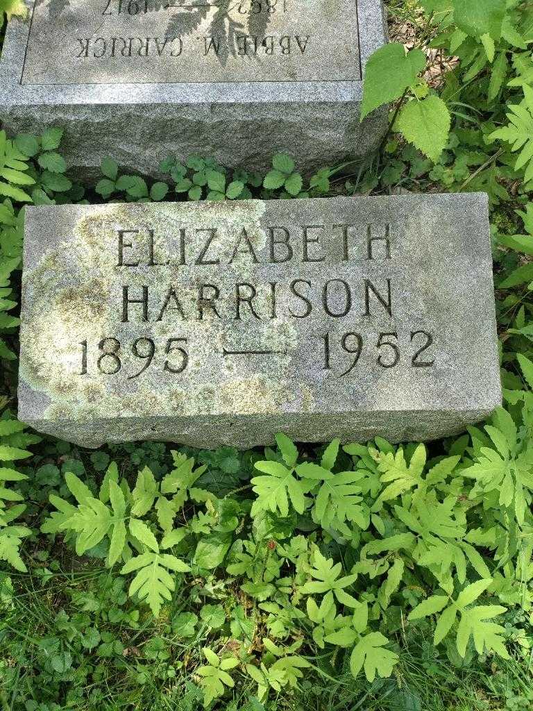Elizabeth Harrison's grave. Photo 3